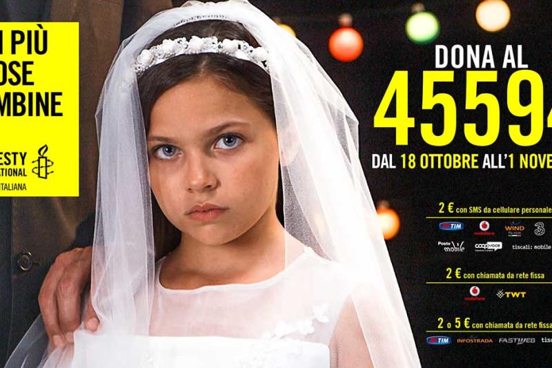 Aragron - Campagna “Mai più spose bambine”